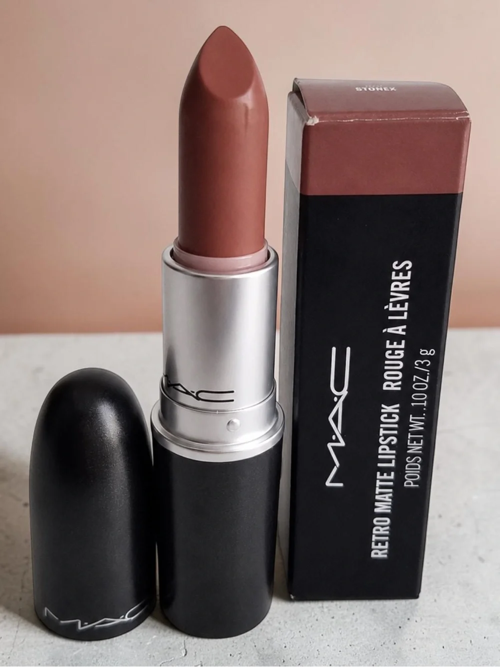 MAC Retro Matte Lipstick Bronx 708 Brown Nude Full Size NIB Authentic